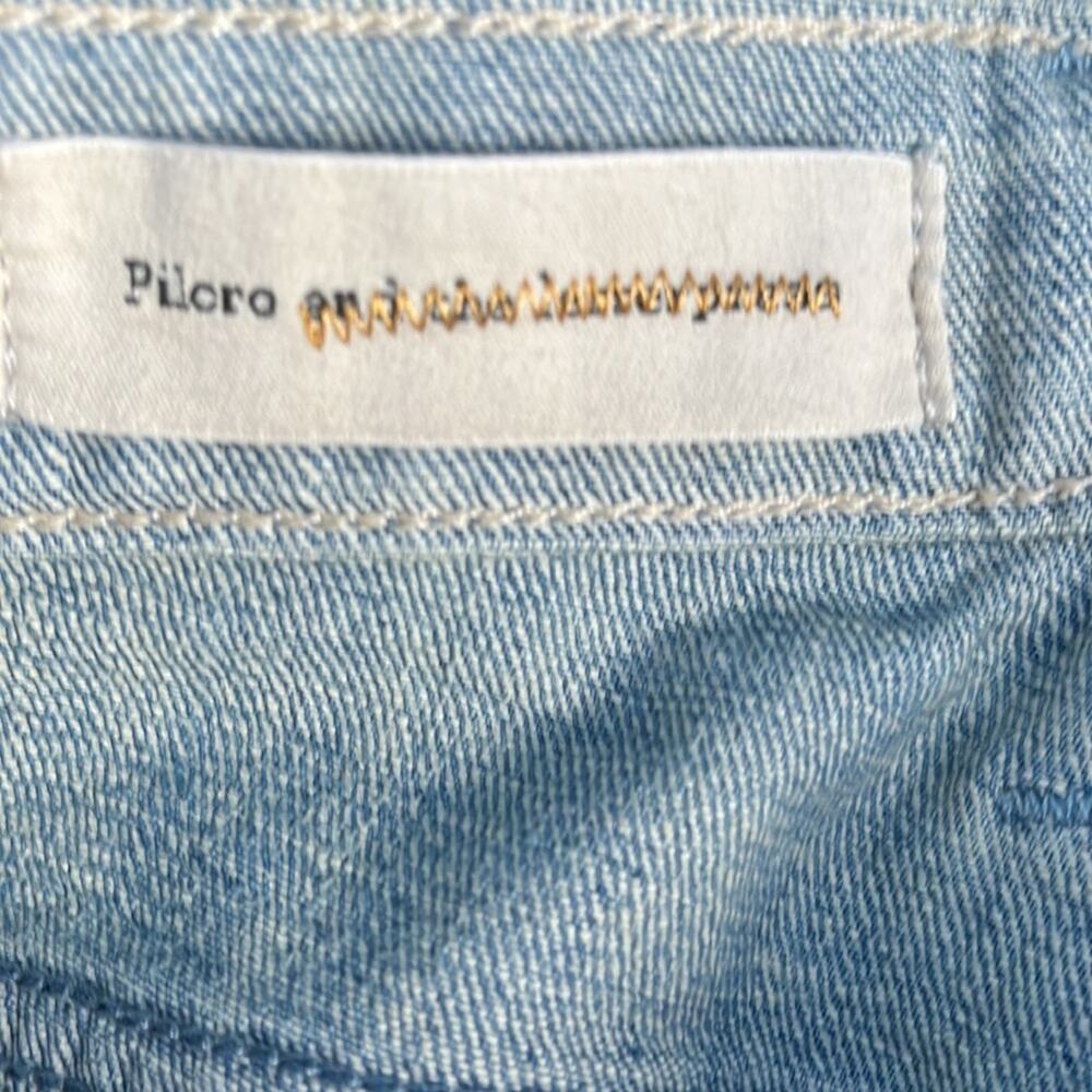 Pilcro and the Letterpress the Hyphen boy fit embroidered jeans size 26 NEW - Picture 9 of 10